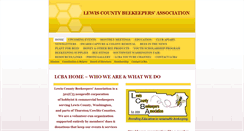 Desktop Screenshot of lewiscountybeekeepers.org